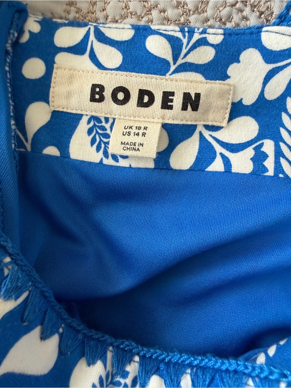 Boden Square Neck Seam Midi Dress - Picture 6 of 7